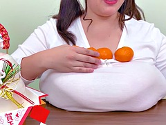 アジア人, ぽっちゃり, デカパイ, 日本人, オッパイの