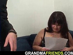 Big tits, Granny, Mature, Mom, Pussy, Reality, Threesome