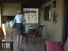 Blondine, Spermaladung, Aufs gesicht abspritzen, Reif, Milf, Stiefmutter, Taboo, Flotter dreier