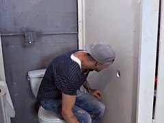 Amateur, Bathroom, Big cock, Skinny, Sucking, Teen