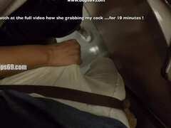 デカパイ, バス, 衣服着たままセックス, チン, 日本人, 淫乱熟女, 公共, トレイン