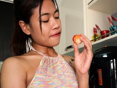 Grote lul, Pijpbeurt, Lul, Interraciaal, Realiteit, Zuigen, Tiener, Thais