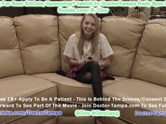 Amerikanisch, Blondine, Arzt, Muschi, Dürr, Strümpfe, Titten, Zug