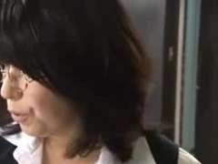 Fingering, Japanese, Mature, Secretary, Skirt