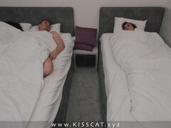 Kiss Cat, Luna Roulette And Horny Day In Day 23 - Horny Gf Caught Step Son Fucks Hot Step Mom In Share Bed To 3some Sex In Hotel Room