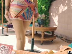デカチン, デカパイ, フェラチオ, エロ熟女, チン, ラティーナ, 淫乱熟女, シーメール