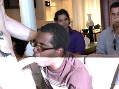 Amateur stripper party ends in feast