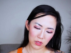 Solo mature masturbating on webcam