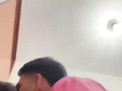 Me Coge En El Bano De La Fiesta De Hallowen , La Gente Pide Que Nos Apuremos