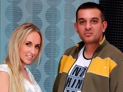 デカチン, ブロンド, フェラチオ, 浮気者, バック, 異人種間, ティーン, オッパイの