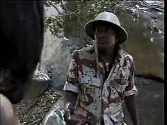 African safari fuck for white men: Blowjob, Anal  Cumshot Porn