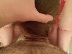 Badkamer, Mooie dikke vrouwen, Pijpbeurt, Tiener, Tieten likken