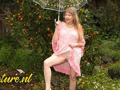Frau, Fingern, Flashen, Hd, Reif, Orgasmus, Öffentlich, Solo