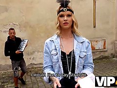 Blonde, Cocu, Tchèque, Jeux, Indienne, Argent, Fête, Chatte