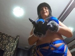 Aus dem arsch in den mund, Grosser arsch, Blasen, Stiefel, Spermaladung, Handschuhe, Milf, Nylon