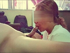 Amateur, Asian, Blowjob, Couple, Cum in mouth, Cumshot, Homemade, Sucking
