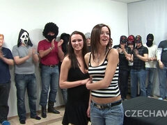 Tir de sperme, Faciale, Groupe, Hard, Orgie, Rasée, Adolescente, Nénés