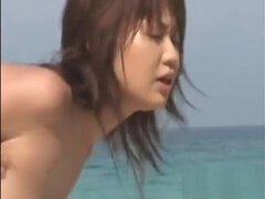 Delectable idol Rino Kamiya enjoys rear fuck