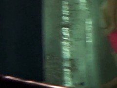 カップル, ハードコア, アウトドア, プール, 水中, のぞき