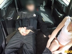Unregistered Driver Creampied by Cop