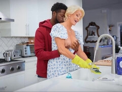 Culo, Culo grande, Tetas grandes, Rubia, Mamada, Tetona, Interracial, Tetas