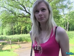 Arsch, Blondine, Blasen, Hundestellung, Im freien, Pov, Öffentlich, Student