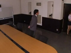 Kokone Mizutani hot office milf gets a rough ride and sucks cock