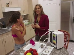 Swinger Couple Seduces the Babysitter