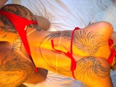 Amateur, Cul à la bouche, Gros cul, Grosse bite, Gros seins, Brésilienne, Tatouage