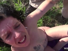 フェラチオ, 茶髪の, ドイツ人, ハードコア, Hd, 熟年, 淫乱熟女, 三人