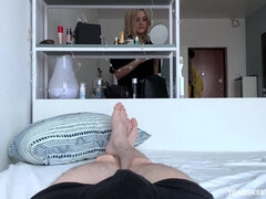 Blondine, Blasen, Schwanz, Masturbation, Pov, Jungendliche (18+)