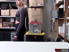 Adorable teenage thief broke into the supermarket but got caught