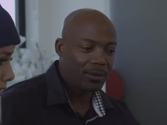 Grosser schwanz, Schwarz, Blondine, Schwanz, Natürlichen titten, Muschi, Hintern versohlen, Titten