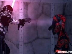 Seductive fantasy slut Star Wars memorable xxx video