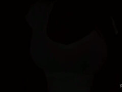 Grote kont, Grote mammen, Rondborstig, Auto, Zwart, Interraciaal, Gezichtspunt, Tieten likken