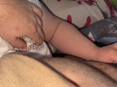 Is this cheating? Curvy BBW Latina Lolathestar gives her spouse's best friend a blowjob after the party