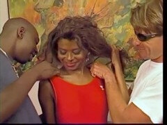 In den arsch, Aus dem arsch in den mund, Schwarz, Blasen, Sperma im mund, Doppelpenetration, Flotter dreier, Vintage