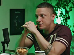 カップル, ヨーロピアン, ゲイ, キス, ラティーナ, 筋肉, 教師, ユニフォーム