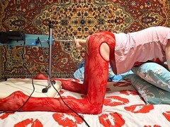 In den arsch, Knallhart, Crossdresser, Schwul, Selbstgemacht, Prostata, Russisch, Sklave