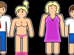 Blondine, Hochschule, Spermaladung, Frau frau mann, Hd, Interrassisch, Pov, Flotter dreier