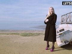 Strand, Blasen, Europäisch, Frau, Mutti, Orgasmus, Öffentlich, Realität