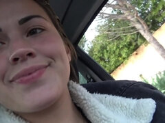 Amateur, Coche, Hembra, Masturbación, Orgasmo, Pov, Coño, Adolescente