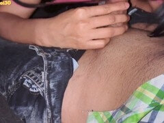 Indian Anushka Bhabhi gets her pussy filled with cum while wearing pants