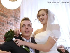 18, 素人, フェラチオ, 結婚, カップル, 浮気する, ヨーロピアン, 結婚式