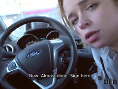 18 jaar, Blond, Pijpbeurt, Ladyboy, Realiteit, Geschoren, Shemale, Tiener