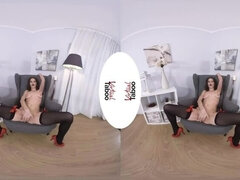 3 dimensionaal, Bruinharig, Vrouw, Hd, Gezichtspunt, Realiteit, Geschoren, Kousen