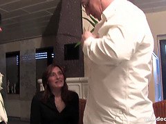 素人, 美女, エロ熟女, ドイツ人, なめる, 熟年, 淫乱熟女, 三人