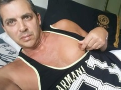 Intense solo masturbation session with hung hunk Cory Bernstein and a friend, featuring cum-eating action, in a leaked hardcore POV gay video call!