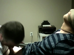 Bound and gagged str8 guy sucked off