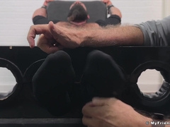 Bearded Jaxton comes back to showcase off his ticklish size 12 soles